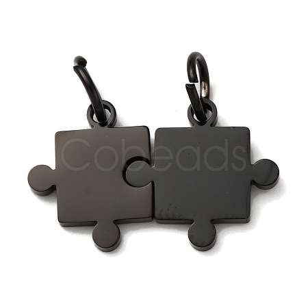 Ion Plating(IP) 304 Stainless Steel Split Pendants PW-WG12405-02B-1