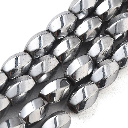 Electroplated Synthetic Non-magnetic Hematite Beads Strands G-P545-G02-02G-1