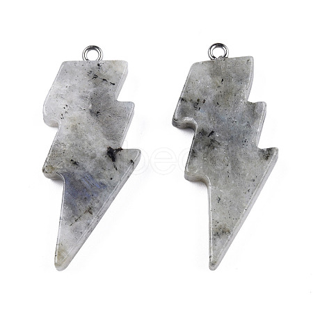 Natural Labradorite Pendants G-N332-53-A16-1
