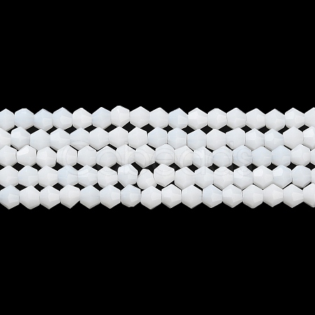 Opaque Solid Color Imitation Jade Glass Beads Strands LS-EGLA-A039-P4mm-D15-1