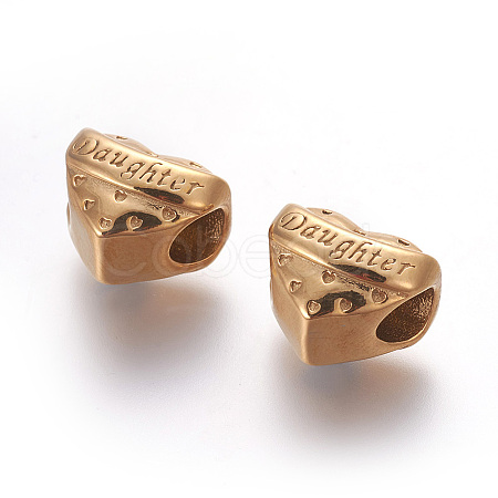 304 Stainless Steel Beads STAS-E452-37G-1