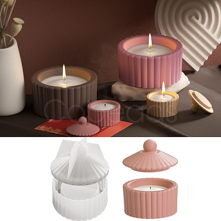 Stripe DIY Candle Cup Silicone Molds LS-DIY-Q037-08A-1