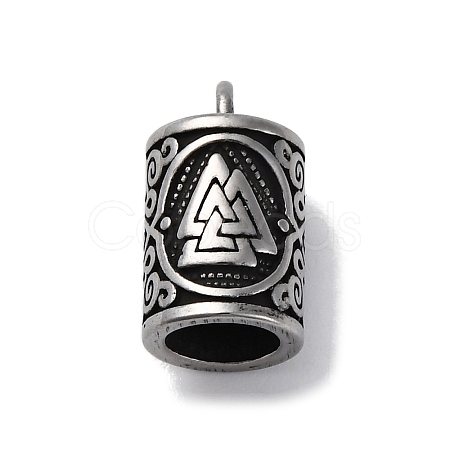 304 Stainless Steel Pendants STAS-D301-08AS-03-1