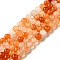 Natural Agate Beads Strands, Dyed & Heated, Round, 6~6.5mm, Hole: 1mm, about 63pcs/strand, 15.1 inch