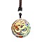 Resin & Natural & Synthetic Mixed Gemstone Pendant Necklaces, Number, 25.59 inch(65cm)