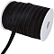 BENECREAT 3/8 inch Single Face Velvet Ribbon, Black, 3/8 inch(9.5mm), about 50yards/roll