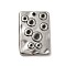 Non-Tarnish 304 Stainless Steel Pendant Rhinestone Settings, Rectangle, Stainless Steel Color, Fit for 0.9mm, 1.2mm, 1.6mm, 2mm, 3mm, 4mm, 6mm Rhinestone, 23x16x3mm, Hole: 1.2mm