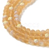 Transparent Glass Beads Strands EGLA-A034-T4mm-MB23-4