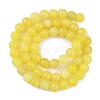 Natural Lemon Jade Beads Strands G-H1631-6MM-4