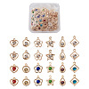 Alloy Rhinestone Pendants PALLOY-TA0002-27LG-2