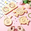 4Pcs 4 Styles Wooden Bracelet Display Trays BDIS-CJ0001-01-5