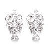 304 Stainless Steel Lobster Pendants STAS-T067-25P-1