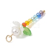 Glass Pendants PALLOY-JF04748-5