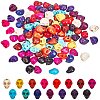 15 Colors Dyed Synthetic Turquoise Beads G-GA0001-02-1