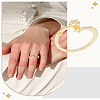 1Pc Alloy Micro Pave Clear Cubic Zirconia Finger Rings for Women RJEW-LP0002-16G-1