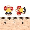 Christmas Theme Alloy Enamel Pendants ENAM-T020-10V-3