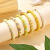 Handmade Polymer Clay Heishi Beads Stretch Bracelets Sets BJEW-JB05902-07-5