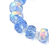 Transparent Electroplate Glass Beads Strands EGLA-P062-01A-AB02-3