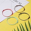 Korean Waxed Polyester Cord Bracelet Making AJEW-JB00011-4