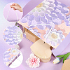 1Pc Flower Printed Paper Gift Storage Bags with Rope Handle ABAG-SP0001-09A-4