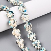 Synthetic Turquoise Dyed Beads Strands G-P507-05A-4-4
