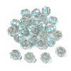 Acrylic Rhinestone Rondelle Beads OACR-S048-02B-2