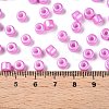 Baking Paint Pearlized Glass Seed Beads SEED-T008-03M-5