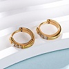 304 Stainless Steel Clear Cubic Zirconia Hoop Earrings EJEW-D331-18B-G-4