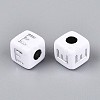 Opaque Acrylic Beads SACR-T035-03E-3
