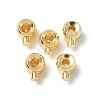 Brass Crimp Beads X-KK-P223-35G-4