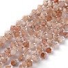 Natural Sunstone Beads Strands G-J390-A01-1