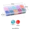 600Pcs 10 Colors Round Imitation Gemstone Acrylic Beads OACR-YW0001-93-4