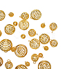 40Pcs 4 Sizes Iron Wire Pendants IFIN-CJ0001-40G-4