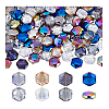 120Pcs 8 Colors Electroplate Glass Beads Strands EGLA-PH0001-69-6