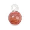 Handmade Lampwork Pendants LAMP-Q005-07E-1