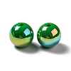 UV Plating Rainbow Iridescent Acrylic Beads PACR-D070-01G-2