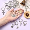 24Pcs 12 Styles Skull Alloy Shoes Charms HJEW-CJ00043-4