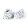 Handmade Printed Porcelain Beads PORC-T133-01G-01-2