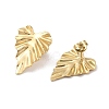 Ion Plating(IP) 304 Stainless Steel Stud Earrings LS-EJEW-Z022-21G-2