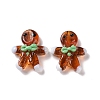 Gingerbread Man Handmade Lampwork Beads LAMP-G150-04-2