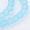 Baking Paint Transparent Glass Bead Strands X-GLAA-S031-6mm-2-3