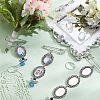 CHGCRAFT 6Pcs 3 Style Photo Charm Alloy Brooches DIY-CA0004-26-5