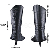 Imitation Leather Boot Cover AJEW-WH0258-941A-2