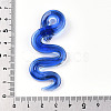 Handmade Gold Sand Lampwork Big Pendants LAMP-T023-11B-3