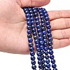 Natural Lapis Lazuli Beads Strands X-G-G099-6mm-7-4