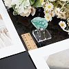 Square Acrylic Display Stands for Raw Stone Mineral ODIS-WH0028-97-3