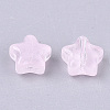 Transparent Spray Painted Glass Beads X1-GLAA-N035-01-A02-2