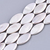 Shell Pearl Beads Strands SSHEL-R046-05A-1