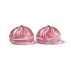 Transparent Spray Painted Glass Beads GLAA-I050-09D-2