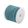 3x1.5mm Teal Flat Faux Suede Cord X-LW-R003-61-2